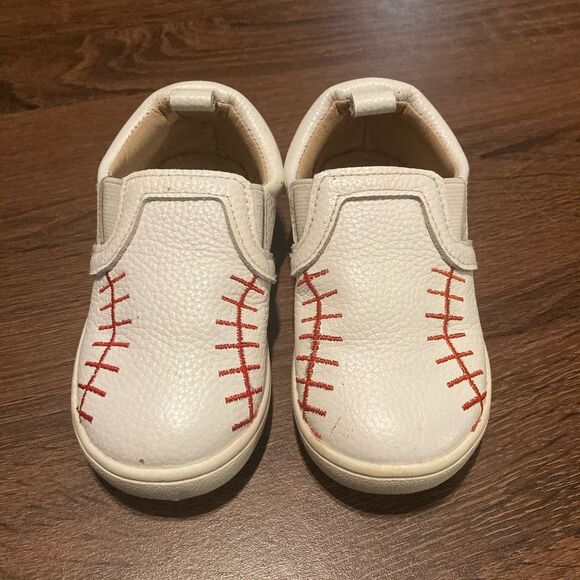 Monkey Feet Other - Monkey Feet Baby Toddler Baseball Theme Shoes Size 18-24 Months.